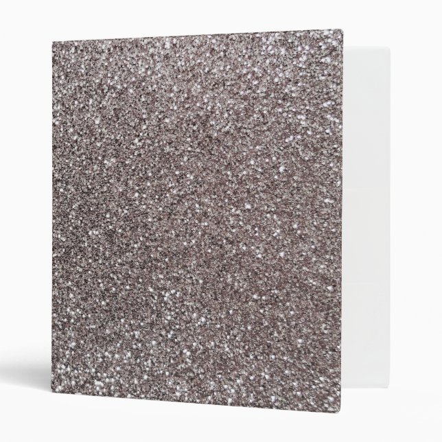 Silver glitter binder (Front/Inside)