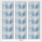 Silver Glitter Blue Foil Wedding Address Labels