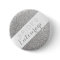Silver glitter bride's entourage bridesmaid button