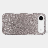 Silver glitter Case-Mate iPhone case (Back (Horizontal))
