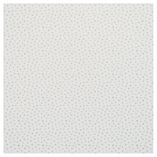Silver glitter dots fabric (Swatch)