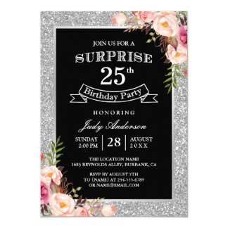 25Th Birthday Party Invitation Ideas 6