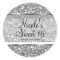Silver Glitter Glam Sweet 16 Custom Party Favor