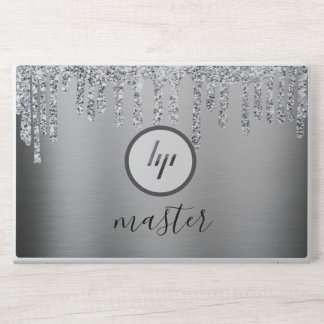 silver glitter HP EliteBook 850 HP Laptop Skin