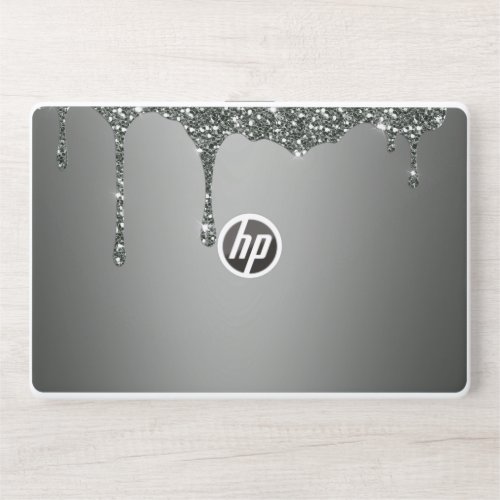 Silver Glitter HP Laptop skin 15t15z