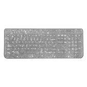 Silver Glitter Keyboard (Front)