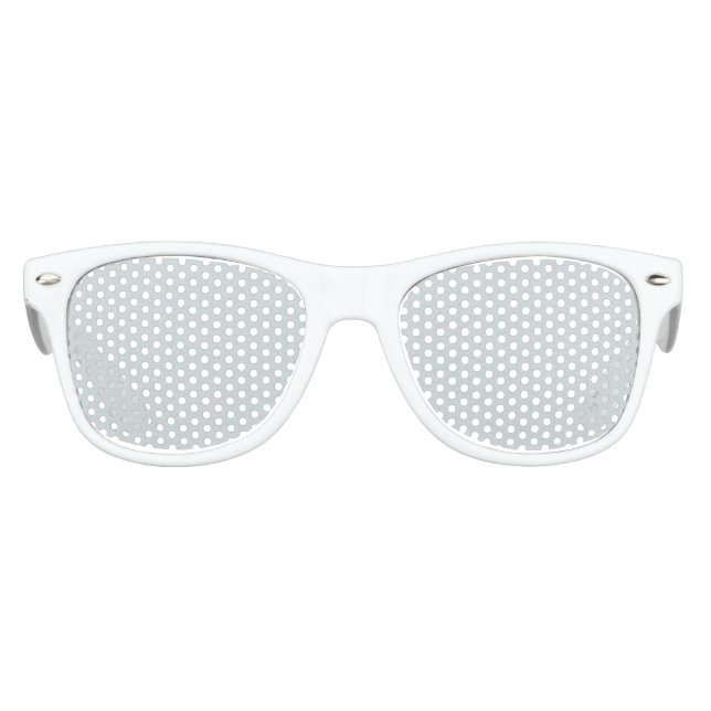 Silver Glitter Kids Sunglasses (Front)