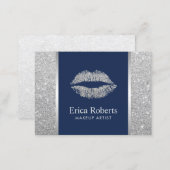 Silver Glitter Lips Makeup Artist Appointment (Front/Back)
