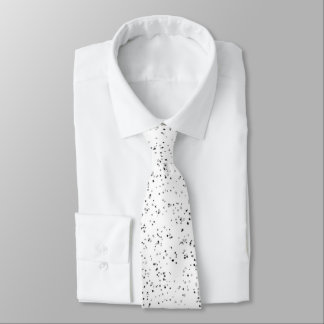Silver Glitter Look Tie