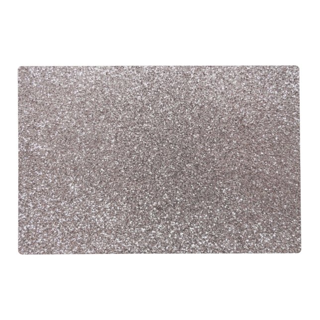 Silver glitter placemat (Front)