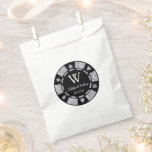 Silver Glitter Poker Chip Casino Wedding Favor Bag<br><div class="desc">Celebrate in style with these modern and very trendy wedding favor bags. This design is easy to personalize with your special event wording and your guests will be thrilled when they receive these fabulous favor bags. Matching items can be found in the collection.</div>