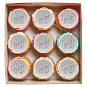 Silver Glitter Script Sweet 16 Birthday Edible Frosting Rounds