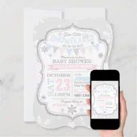 Fishing Baby Reveal Baby Shower Invitation