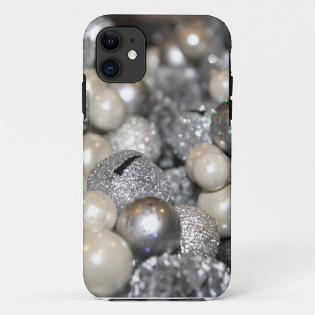 Silver Glitter Sparkle iPhone 5 Case (Back)