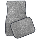 Silver Glitter Sparkles Car Mat Silver Glitter Sparkles Car Mat