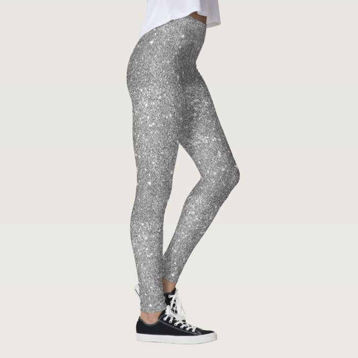 childrens silver sparkle tights