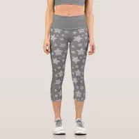 Light gray capri on sale leggings