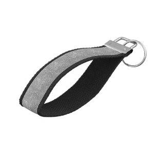 Silver Glitter Sparkles Wrist Keychain