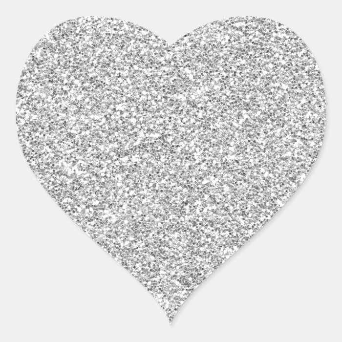 Silver Glittery Metal esque Sticker