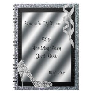 Elegant Black and Silver High Heel Shoe Magnets, Zazzle