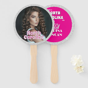 Silver Glitz Pageant Fan Waver 10-Pack