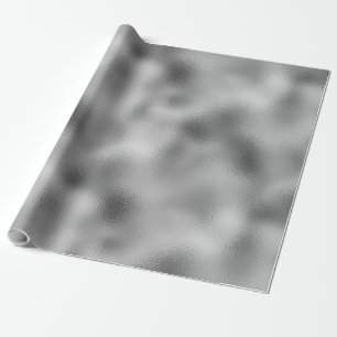 Silver Glitz Wrapping Paper