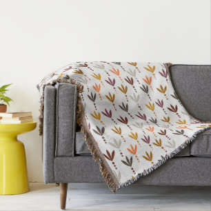 Silver, Gold, Brass, and Platinum Throw Blanket