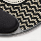 Silver Gold Chevron Glitter