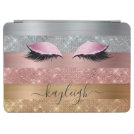 Silver Gold Rose Gold Glitter Beauty Eyelash iPad Air Cover Silver Gold Rose Gold Glitter Beauty Eyelash iPad Air Cover