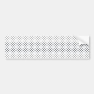 Silver Gradient Polka Dots by Shirley Taylor Bumper Sticker
