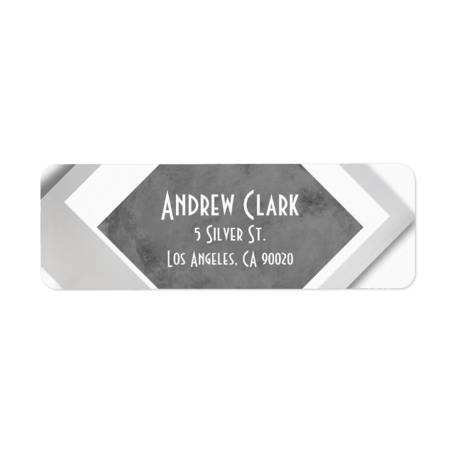 Silver Granite Label (Front)