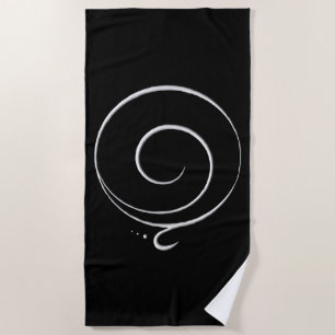 Silver Gratitude Beach Towel