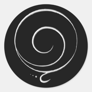 Silver Gratitude  Classic Round Sticker