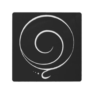 Silver Gratitude  Metal Print