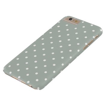 Silver Gray 50s Polka Dot Iphone 6 Plus Case by ipad_n_iphone_cases at Zazzle