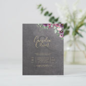 Silver Gray Berry Floral Wedding Winter Fall (Standing Front)