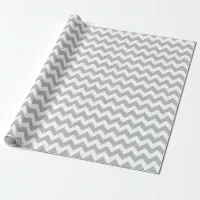 Grey chevron wrapping paper discount