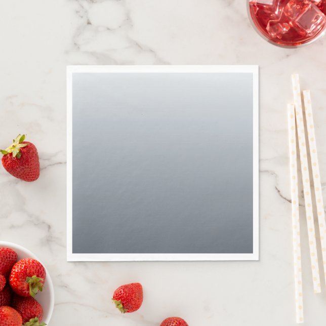 Silver Gray Deep to Light Tones Napkins (Insitu)