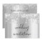 Silver Gray Drips Grey Black Spark Wedding