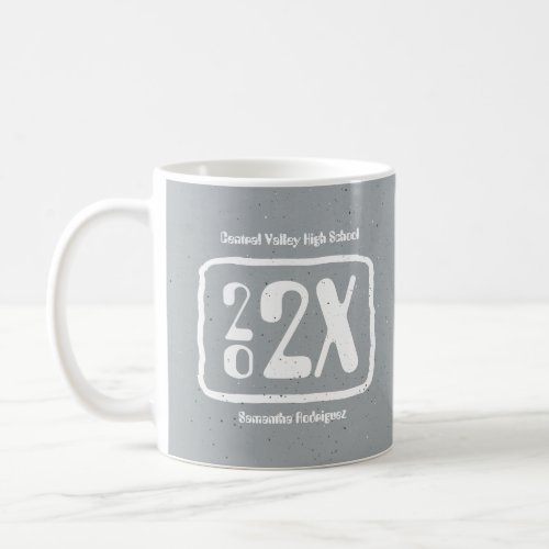 Silver Gray Funky Class Year Coffee Mug