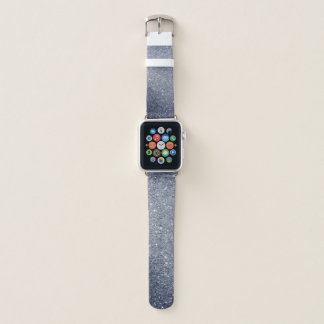 Silver gray Glitter Apple Watch Band