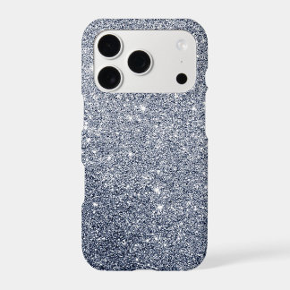Silver Gray Glitter Background Customized  iPhone 17 Pro Case