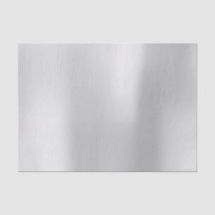 Silver Gray Grey Metallic Minimal Branding Bridal Tissue Paper