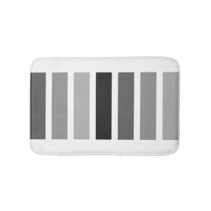 Silver Gray Hues Bath Mat