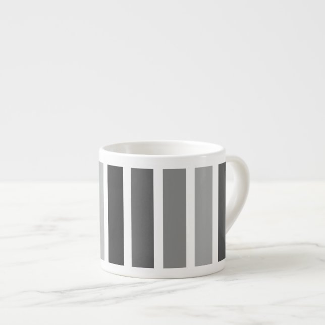 Silver Gray Hues Espresso Cup (Front Right)