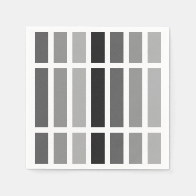 Silver Gray Hues Napkins (Front)