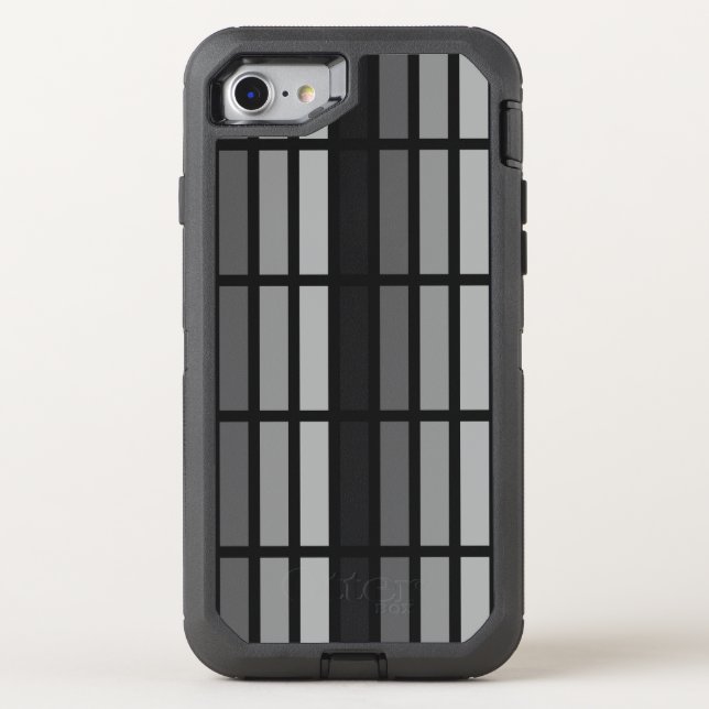 Silver Gray Hues Otterbox iPhone Case (Back)