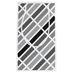 Silver Gray Hues Small Gift Bag