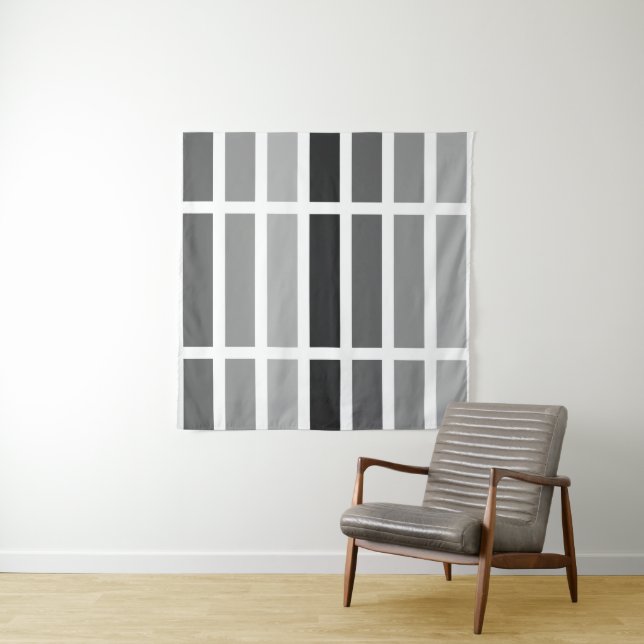 Silver Gray Hues Tapestry (In Situ)