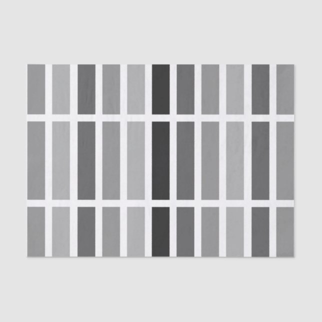 Silver Gray Hues Tissue Paper (Front)